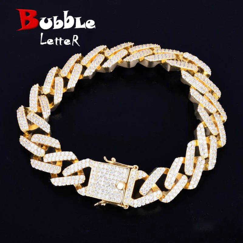 14mm Square Miami Cuban Link Bracelet Gold Silver Color Iced Out Cubic Zirconia Rock Hip hop Style Men's Jewelry
14mm Square Miami Cuban Link Bracelet Gold Silver Color Iced Out Cubic Zirconia Rock Hip hop Style Men's Jewelry