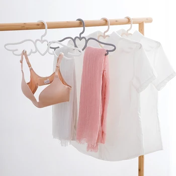 5 PCS Angel Wings Clothes Hanger Made of Plastic and Non-slip for Hanging Clothes Underwear Belt Hat and Scarf
5 PCS Angel Wings Clothes Hanger Made of Plastic and Non-slip for Hanging Clothes Underwear Belt Hat and Scarf