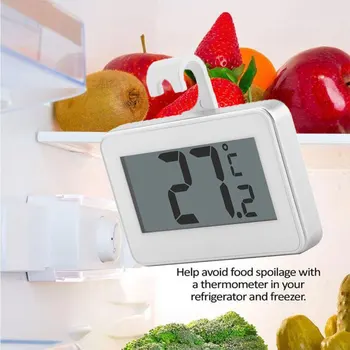 LCD Digital Screen Precision Refrigerator Thermometer Fridge Freezer Adjustable Stand Magnet Waterproof temp home measurement
LCD Digital Screen Precision Refrigerator Thermometer Fridge Freezer Adjustable Stand Magnet Waterproof temp home measurement