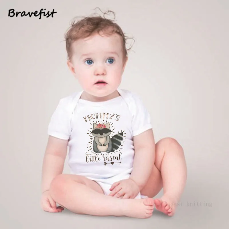 Retail Cartoon Style Baby Girl Boy Summer Clothes Newborn Bodysuit Kids Pajama Cotton 0-24Months Raccoon Print Children Onesies
Retail Cartoon Style Baby Girl Boy Summer Clothes Newborn Bodysuit Kids Pajama Cotton 0-24Months Raccoon Print Children Onesies
