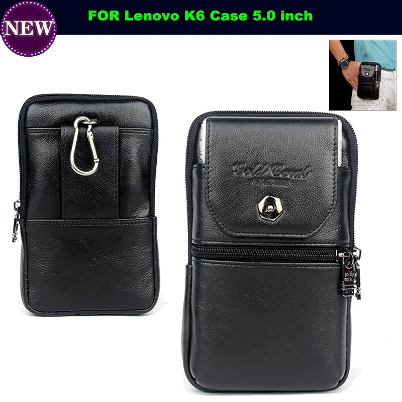 Genuine Leather Carry Belt Clip Pouch Waist Purse Case Cover for Lenovo K6 Case 5.0 inch Phone Bag Free Shipping
Genuine Leather Carry Belt Clip Pouch Waist Purse Case Cover for Lenovo K6 Case 5.0 inch Phone Bag Free Shipping