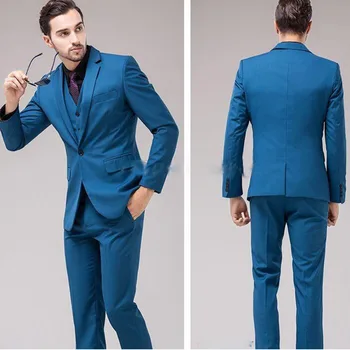 2019 Custom Made Three Piece Suits Wedding Suit Cheap Groomsmen Tuxedos Shawl Lapel Best Men Blazer (Jacket+Pant+vest)
2019 Custom Made Three Piece Suits Wedding Suit Cheap Groomsmen Tuxedos Shawl Lapel Best Men Blazer (Jacket+Pant+vest)