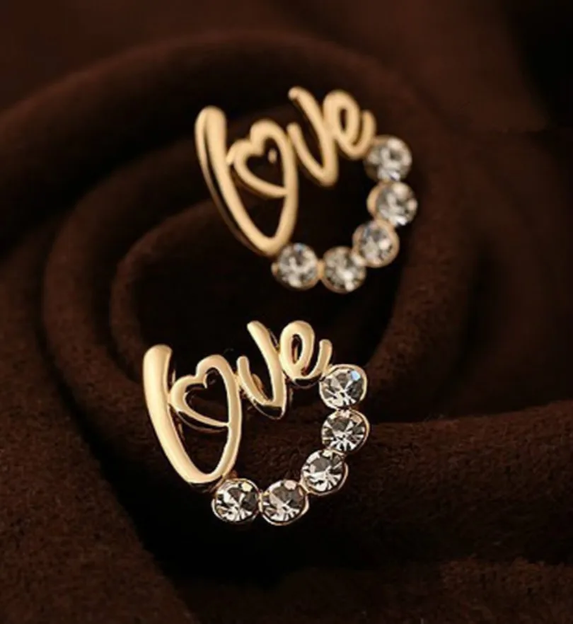 2018 Pendientes Korean Fashion Letters And Silver-plated Love Rhinestone Earrings For Women Women's Jewelry Wholesale Statement
2018 Pendientes Korean Fashion Letters And Silver-plated Love Rhinestone Earrings For Women Women's Jewelry Wholesale Statement