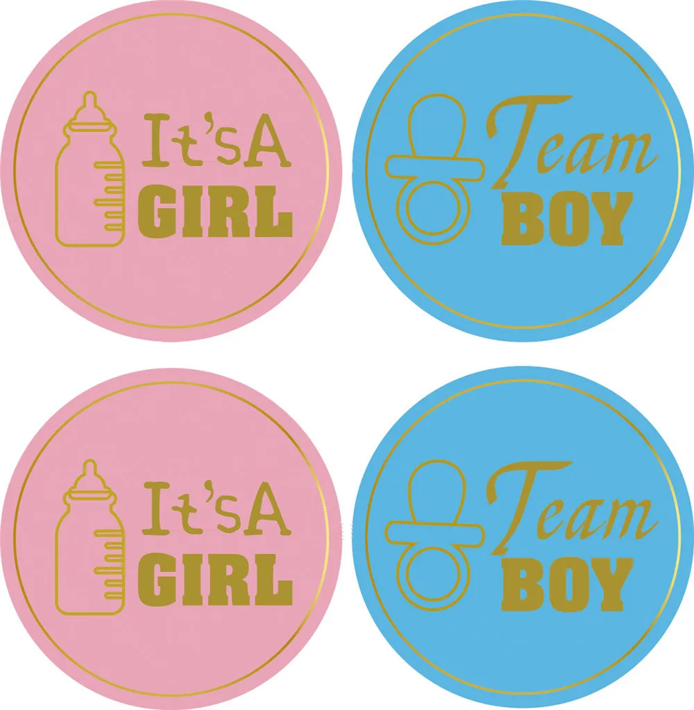 60Pcs Team Boy it's A Girl Round Sticker Labels Gender Reveal Stickers Newborn Baby Shower Party Favor Candy Box Gift Sticker
60Pcs Team Boy it's A Girl Round Sticker Labels Gender Reveal Stickers Newborn Baby Shower Party Favor Candy Box Gift Sticker