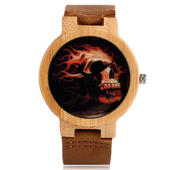 Vintage Fashion Skull Wood Watches Men Women Steampunk Gothic Original Wooden Quartz-Watches with Genuine Leather Reloj de made
Vintage Fashion Skull Wood Watches Men Women Steampunk Gothic Original Wooden Quartz-Watches with Genuine Leather Reloj de made
