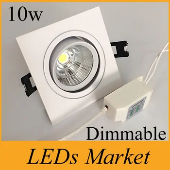 high-brightness 10w cob dimmable led downlight square led recessed Ceiling lights for home AC90-260v warm white 4000k CRI 85
high-brightness 10w cob dimmable led downlight square led recessed Ceiling lights for home AC90-260v warm white 4000k CRI 85