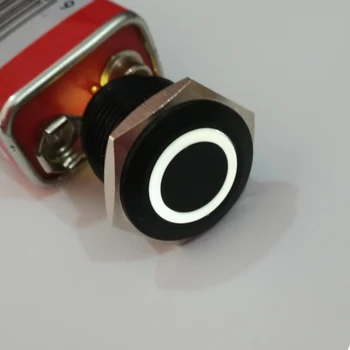 5 pieces 16mm white 2.8V 6V 12V 24V ring LED momentary NO Anodized Aluminum Black electric switch
5 pieces 16mm white 2.8V 6V 12V 24V ring LED momentary NO Anodized Aluminum Black electric switch