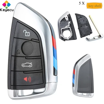 KEYECU 5PCS/Lot Replacement Smart Remote Key Shell Case With 4 Button - FOB for BMW X1 X4 X5 X6 2014 15 16 17 2018 FCC NBGIDGNG1
KEYECU 5PCS/Lot Replacement Smart Remote Key Shell Case With 4 Button - FOB for BMW X1 X4 X5 X6 2014 15 16 17 2018 FCC NBGIDGNG1