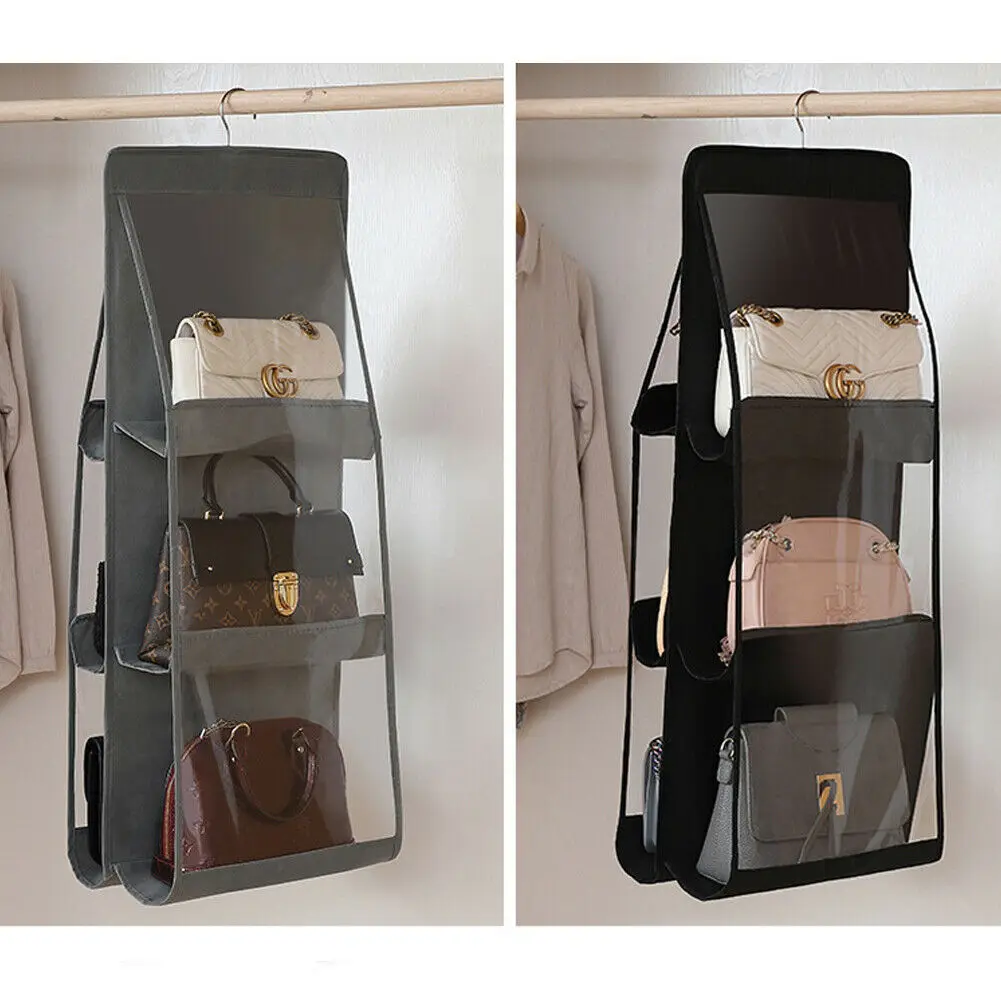 Faroot 6 Pocket Folding Hanging Handbag Storage Holder Organizer Rack Hook Hanger
Faroot 6 Pocket Folding Hanging Handbag Storage Holder Organizer Rack Hook Hanger