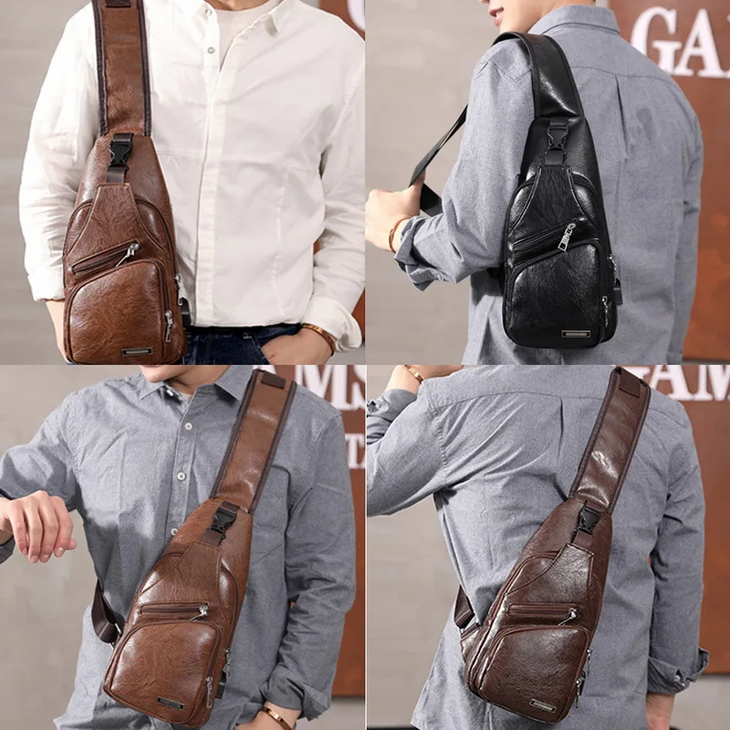 Men Travel Packing Waist Packs USB Charging Chest Bag PU Leather Message Shoulder Handbag Packing Organizers Package
Men Travel Packing Waist Packs USB Charging Chest Bag PU Leather Message Shoulder Handbag Packing Organizers Package