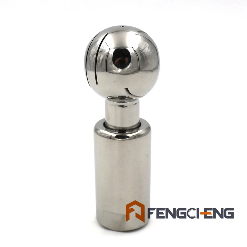 

Rotating CIP Spray Ball 1/2" Female NPT Connection 304 Stainless Steel Beer Conical Fermenter Parts