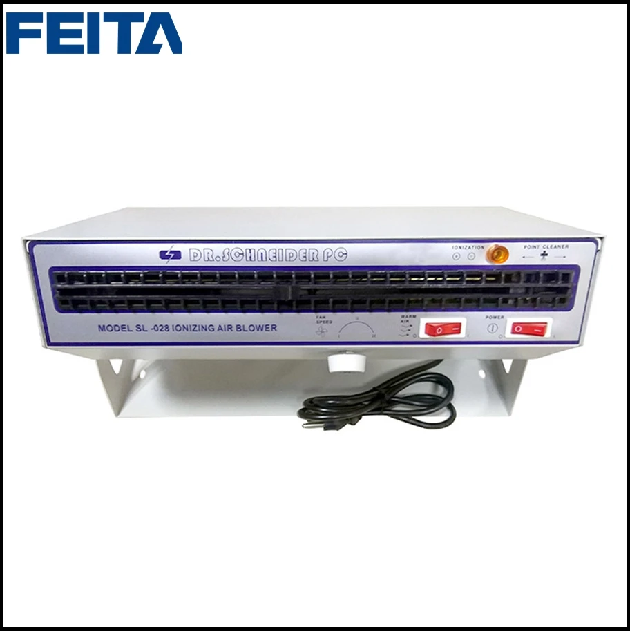 FEITA SL-028 Horizontal Hanging Industrial Ionizer Air Blower Desktop Eliminating Static Ionizing Air Blower Fan
FEITA SL-028 Horizontal Hanging Industrial Ionizer Air Blower Desktop Eliminating Static Ionizing Air Blower Fan