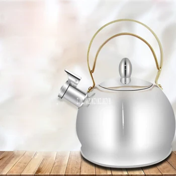High Quality Stainless Steel Kettle GS-04043G Automatic Whistle Large Capacity Kettle Induction Cooker Gas Hot Water Kottle 3L
High Quality Stainless Steel Kettle GS-04043G Automatic Whistle Large Capacity Kettle Induction Cooker Gas Hot Water Kottle 3L