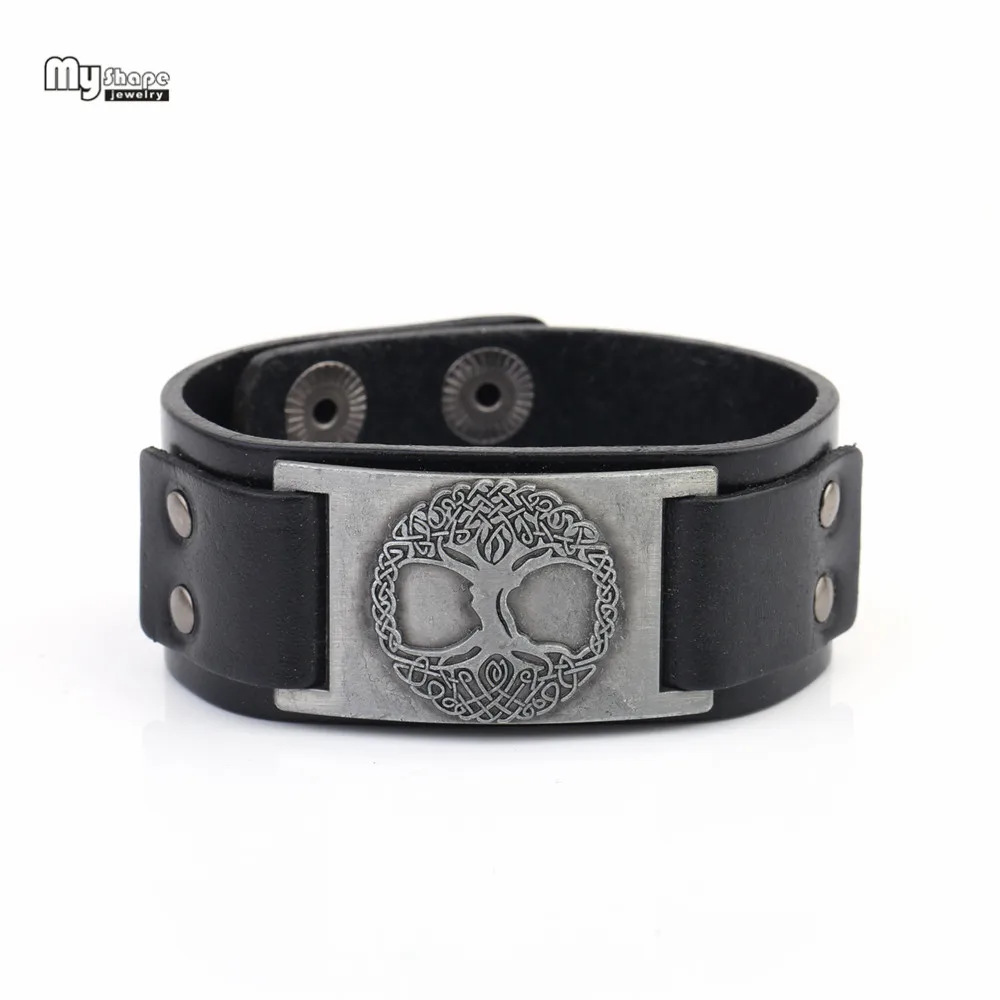 My Shape Vintage Wristband Slavic Tree of Life Genuine Leather Strap Bracelets Men Religion Totem Lucky Viking Bangle
My Shape Vintage Wristband Slavic Tree of Life Genuine Leather Strap Bracelets Men Religion Totem Lucky Viking Bangle