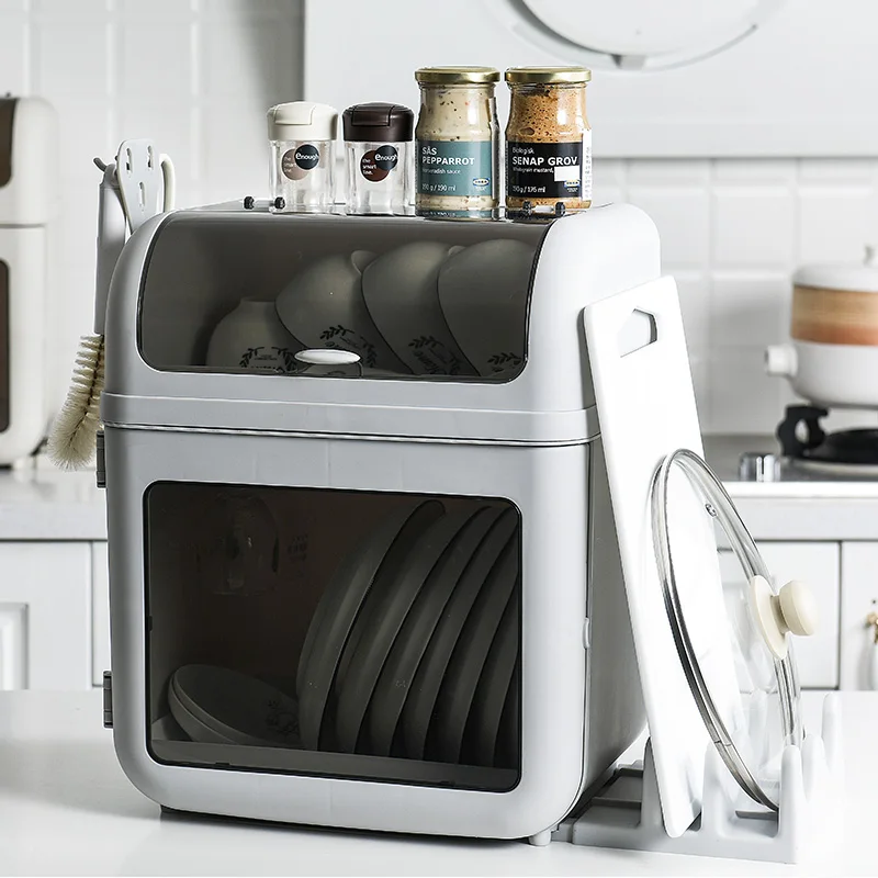 New Arrival Kitchen Dish Storage Rack Household Plastic Drain Shelves with Cover with Hook PP Home Organization
New Arrival Kitchen Dish Storage Rack Household Plastic Drain Shelves with Cover with Hook PP Home Organization