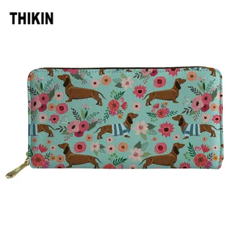 THIKIN Cute Dachshund Dogs Print Long Women's Purse for Coin Colorful PU Leather Ladies Wallet ID Card Holder Cash Bags Female
THIKIN Cute Dachshund Dogs Print Long Women's Purse for Coin Colorful PU Leather Ladies Wallet ID Card Holder Cash Bags Female