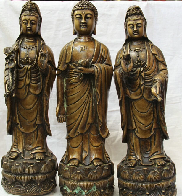 JP S62 15 Chinese Copper the west most holy trinity Shakyamuni Amitabha Buddha Statue Discount 35%
JP S62 15 Chinese Copper the west most holy trinity Shakyamuni Amitabha Buddha Statue Discount 35%