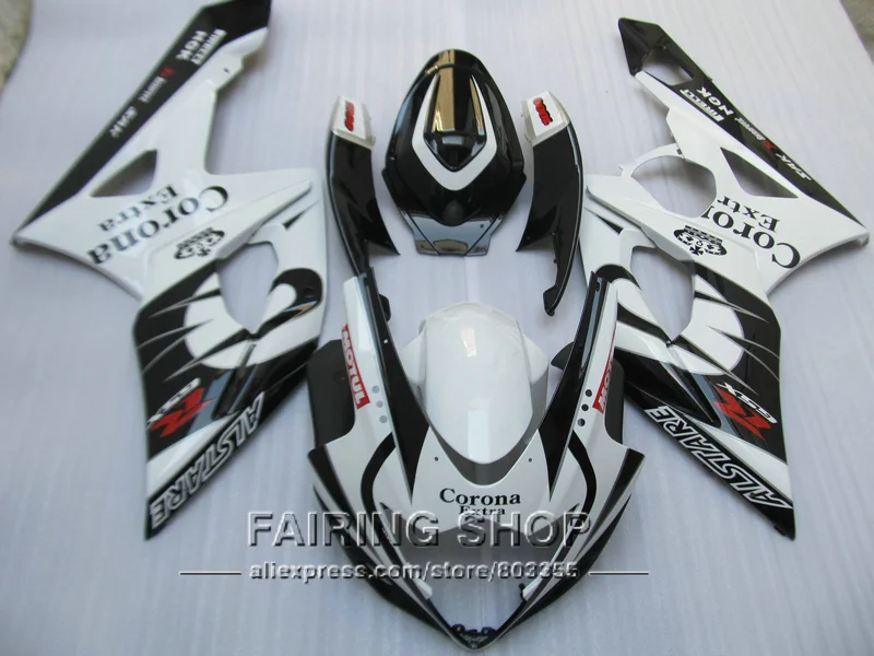 Injection molded fairings for Suzuki GSXR1000 K5 K6 2005 2006 white black fairing kit GSXR 1000 05 06 VN101
Injection molded fairings for Suzuki GSXR1000 K5 K6 2005 2006 white black fairing kit GSXR 1000 05 06 VN101