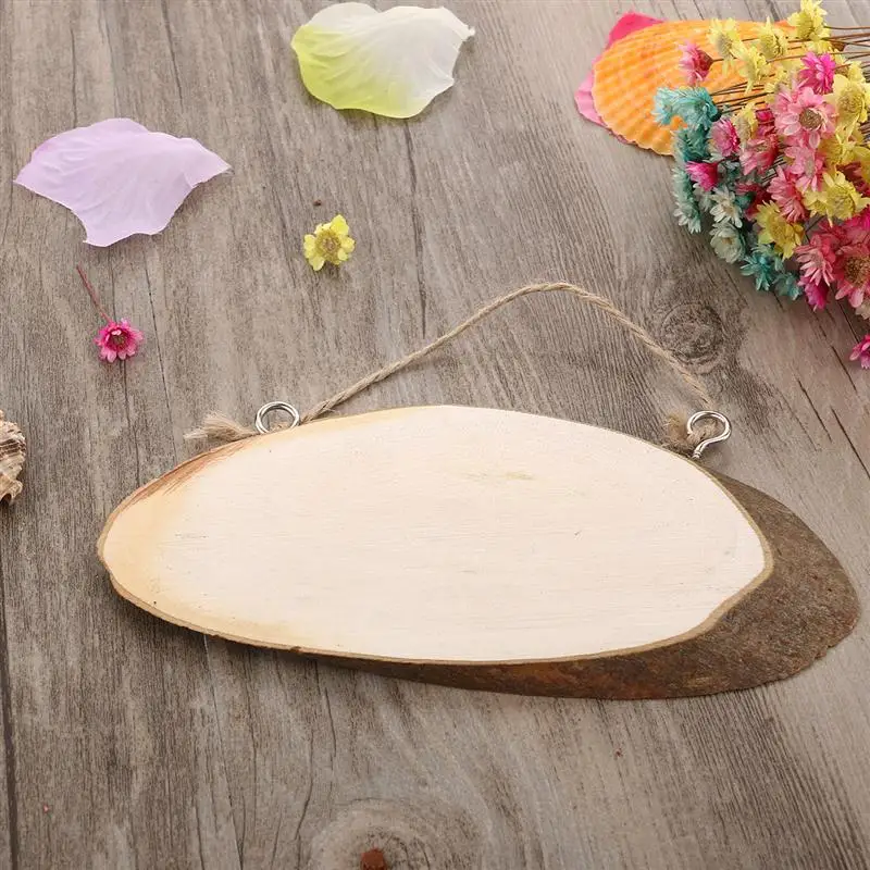 Oval Tree Log Slice Plaques With 2 Hooks And Rope Wood Crafts Tags Wedding DIY Decorations Wooden Craft Supplies Ornaments
Oval Tree Log Slice Plaques With 2 Hooks And Rope Wood Crafts Tags Wedding DIY Decorations Wooden Craft Supplies Ornaments