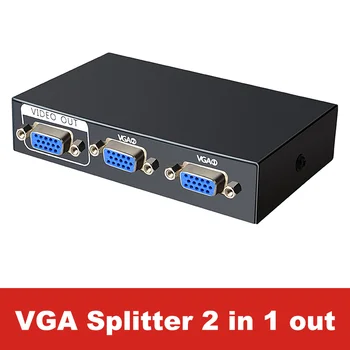 Vga Switch Vga Splitter box monitor adapter Switch Port 2 1 to 2 Monitor Switch Video switch VGA 130 mhz Converter Box Adapte
Vga Switch Vga Splitter box monitor adapter Switch Port 2 1 to 2 Monitor Switch Video switch VGA 130 mhz Converter Box Adapte
