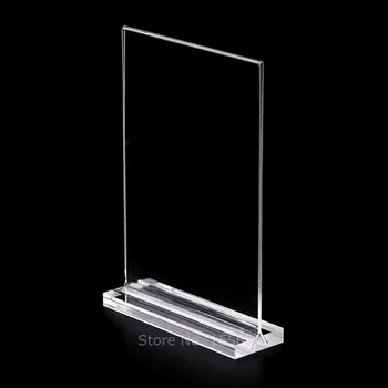 Clear Acrylic Vertical T-Strip Picture Holder Plexiglass Photograph Gallery Art Table Decoration
Clear Acrylic Vertical T-Strip Picture Holder Plexiglass Photograph Gallery Art Table Decoration