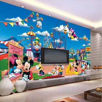 Cartoon Mickey Mouse Wallpaper Cute Mural Photo Giant Wall Decor Poster Children playground Living Bedroom Murals New decoration
Cartoon Mickey Mouse Wallpaper Cute Mural Photo Giant Wall Decor Poster Children playground Living Bedroom Murals New decoration