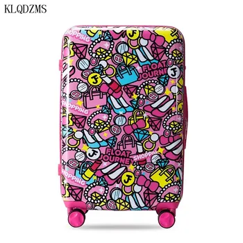 KLQDZMS 20Inch ABS+PC Perfect Cartoon Travel Suitcase Girls Rolling Luggage Spinner Trolley Bag With Wheels
KLQDZMS 20Inch ABS+PC Perfect Cartoon Travel Suitcase Girls Rolling Luggage Spinner Trolley Bag With Wheels