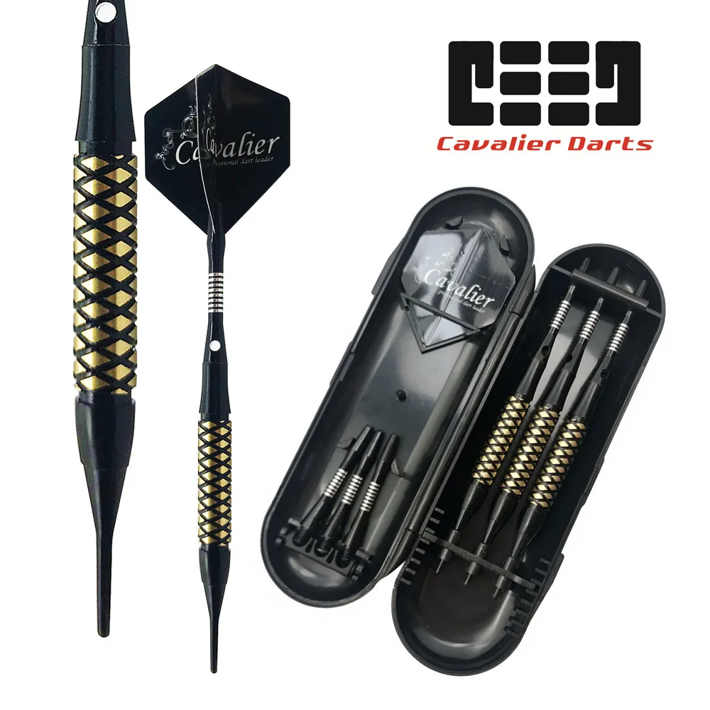Cavalier 3PCS 18g Professional Electronic Darts Soft Tip Darts Black Golde Body Indoor Dartboard Games
Cavalier 3PCS 18g Professional Electronic Darts Soft Tip Darts Black Golde Body Indoor Dartboard Games