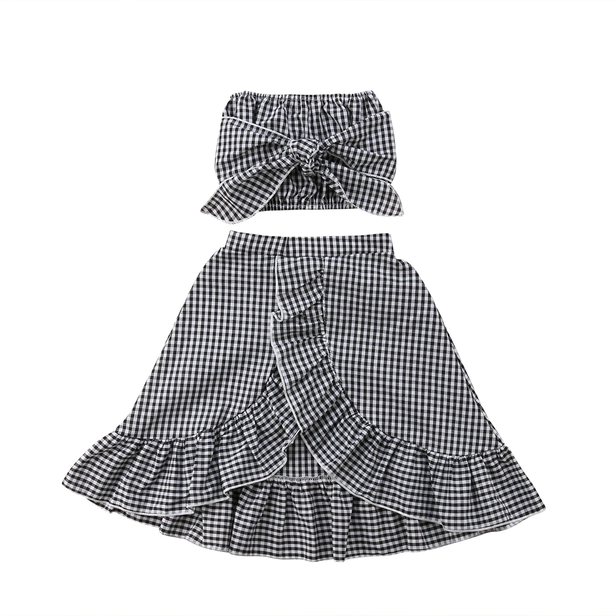 Newborn Baby Girl Clothing Princess Checks Outfit Bra Tops Vest Tops Long Skirt Cute Summer Clothes Girls 6M-4T
Newborn Baby Girl Clothing Princess Checks Outfit Bra Tops Vest Tops Long Skirt Cute Summer Clothes Girls 6M-4T