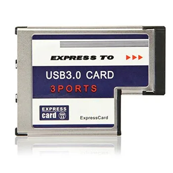 SODIAL(R)3 Port USB 3.0 Express Card 54mm PCMCIA Express Card for Laptop NEW -CAA
SODIAL(R)3 Port USB 3.0 Express Card 54mm PCMCIA Express Card for Laptop NEW -CAA