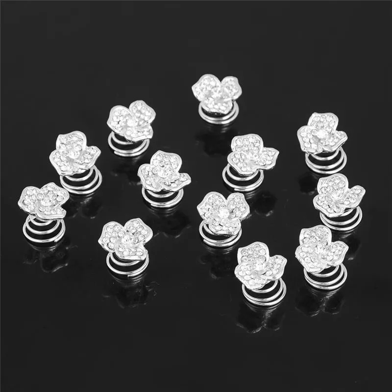 Wholesale 12Pcs Pearls Crystal Wedding Bridal Hair Pins Twists Coils Flower Swirl Spiral Hairpins Fashion Jewelry Accessories
Wholesale 12Pcs Pearls Crystal Wedding Bridal Hair Pins Twists Coils Flower Swirl Spiral Hairpins Fashion Jewelry Accessories