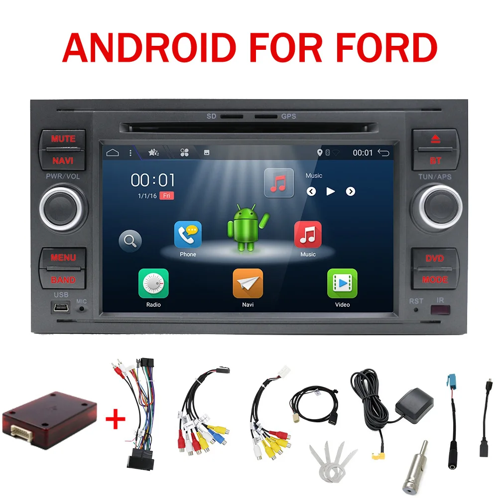 2 din car radio gps android 7.1 For Ford/Mondeo/Focus-2/Transit/C-MAX/S-MAX/Fiesta RAM 2G GPS Navi Radio car multimedia player
2 din car radio gps android 7.1 For Ford/Mondeo/Focus-2/Transit/C-MAX/S-MAX/Fiesta RAM 2G GPS Navi Radio car multimedia player