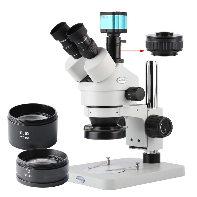 3.5X-90X Stereoscopic Video Microscope 14MP Full HD 1080P 30FPS HDMI Electron Industry Digital Trinocular Zoom Microscope Camera
3.5X-90X Stereoscopic Video Microscope 14MP Full HD 1080P 30FPS HDMI Electron Industry Digital Trinocular Zoom Microscope Camera
