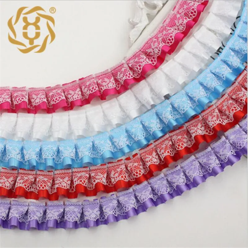 4Yard/Lot 2.5cm Chiffon Tape Ribbon Pleated Chiffon Lace Trim Patchwork Material DIY Sewing&Headwear Accessories Decoration
4Yard/Lot 2.5cm Chiffon Tape Ribbon Pleated Chiffon Lace Trim Patchwork Material DIY Sewing&Headwear Accessories Decoration