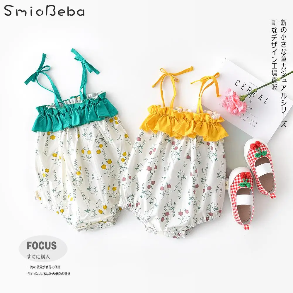 Baby Flower Sling Triangle Rompers Climbing Suit Baby Girl Sling Button Romper Short for Newborn Baby Girl Overalls 12 Months
Baby Flower Sling Triangle Rompers Climbing Suit Baby Girl Sling Button Romper Short for Newborn Baby Girl Overalls 12 Months