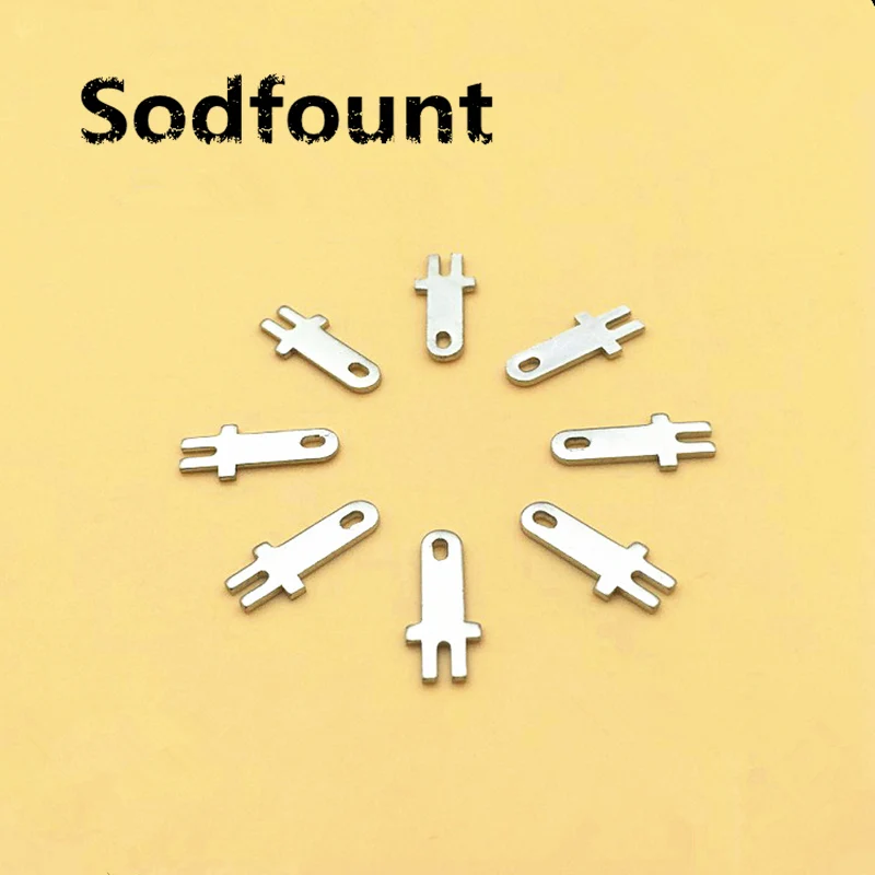100pcs 2.8 Inserts Plug Spring Terminal PCB Solder lug type thickness 0.5mm 0.8mm two legs, PCB welding sheet
100pcs 2.8 Inserts Plug Spring Terminal PCB Solder lug type thickness 0.5mm 0.8mm two legs, PCB welding sheet