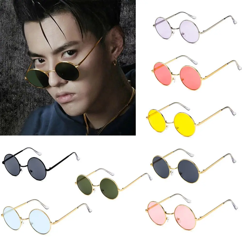 Retro Vintage Sunglasses Round Metal Sunglasses Steampunk Men Women Fashion Glasses Brand Designer
Retro Vintage Sunglasses Round Metal Sunglasses Steampunk Men Women Fashion Glasses Brand Designer