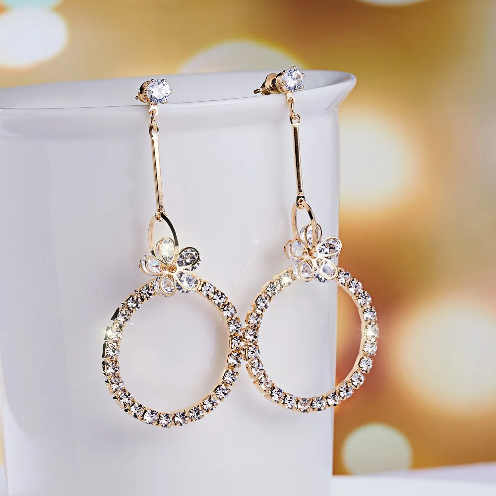 Rinhoo Simple Fashion Long Geometric Drop Earrings Luxury Gold Color Waterdrop Rhinestone Earring for Women Party Jewelry Gift
Rinhoo Simple Fashion Long Geometric Drop Earrings Luxury Gold Color Waterdrop Rhinestone Earring for Women Party Jewelry Gift