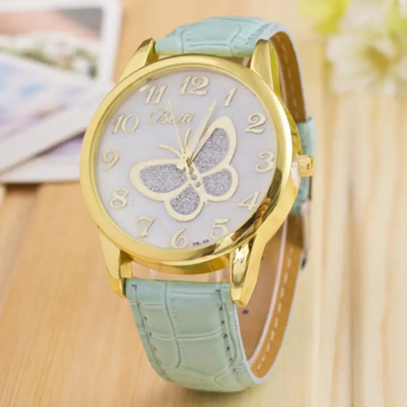 MINHIN Lovely Butterfly Quartz Watch Ladies Casual Party Dress Wristwatches Bracelet Faux Leather Quartz Watch
MINHIN Lovely Butterfly Quartz Watch Ladies Casual Party Dress Wristwatches Bracelet Faux Leather Quartz Watch