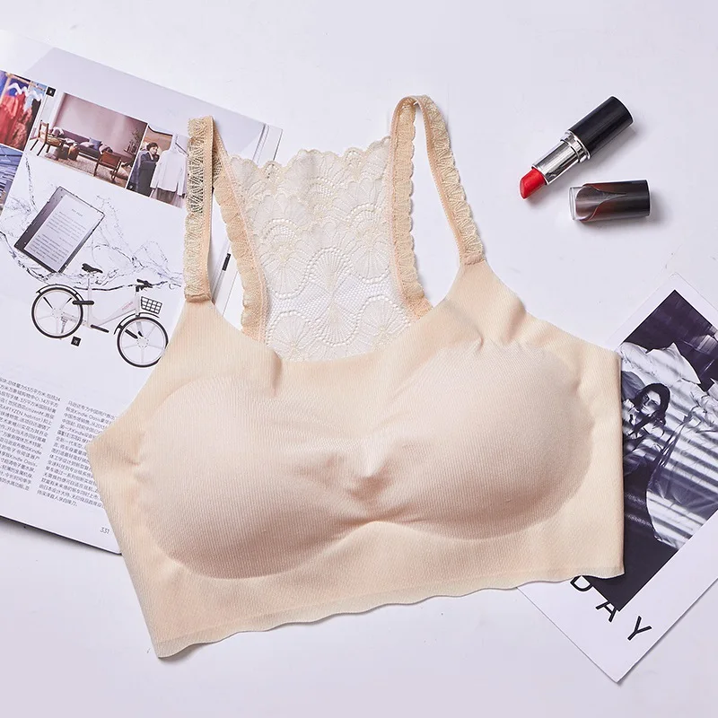 Women Bra Wireless Padded Underwear Seamless Bra Beauty Back Lace Female Sexy Lingerie Soft Bras
Women Bra Wireless Padded Underwear Seamless Bra Beauty Back Lace Female Sexy Lingerie Soft Bras