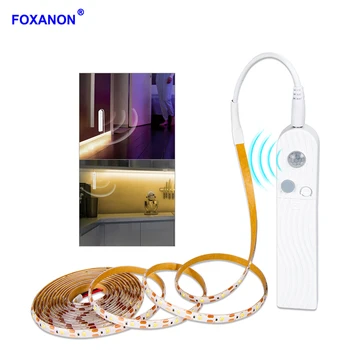 Foxanon RGB LED Strip Light Wireless PIR Motion Sensor DC5V USB Led Strips Wardrobe Cabinet Night Light For Kitchen Lighting
Foxanon RGB LED Strip Light Wireless PIR Motion Sensor DC5V USB Led Strips Wardrobe Cabinet Night Light For Kitchen Lighting