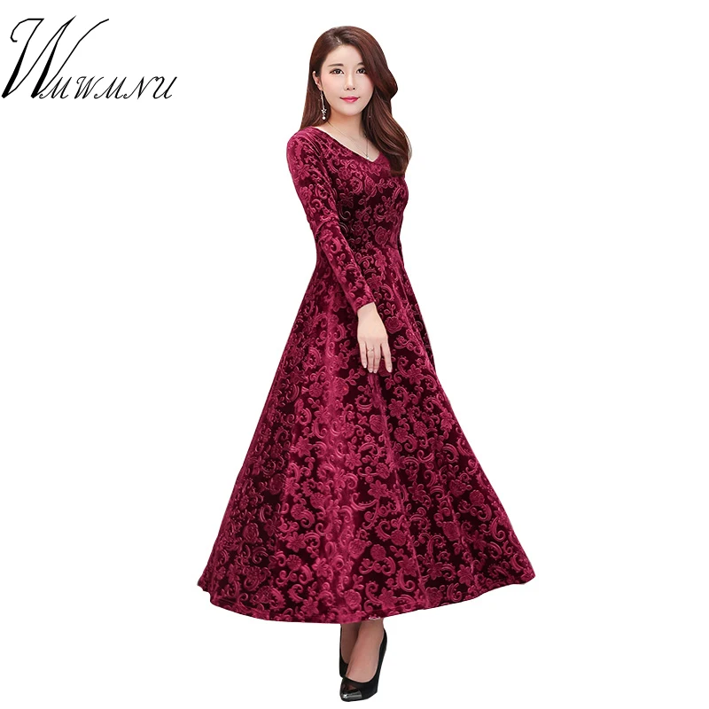 Plus Size 3XL Autumn Winter Long Sleeve Maxi Dress Women 2018 Slim Femme High Waist Bodycon Dress Casual Basic Christmas Dress
Plus Size 3XL Autumn Winter Long Sleeve Maxi Dress Women 2018 Slim Femme High Waist Bodycon Dress Casual Basic Christmas Dress