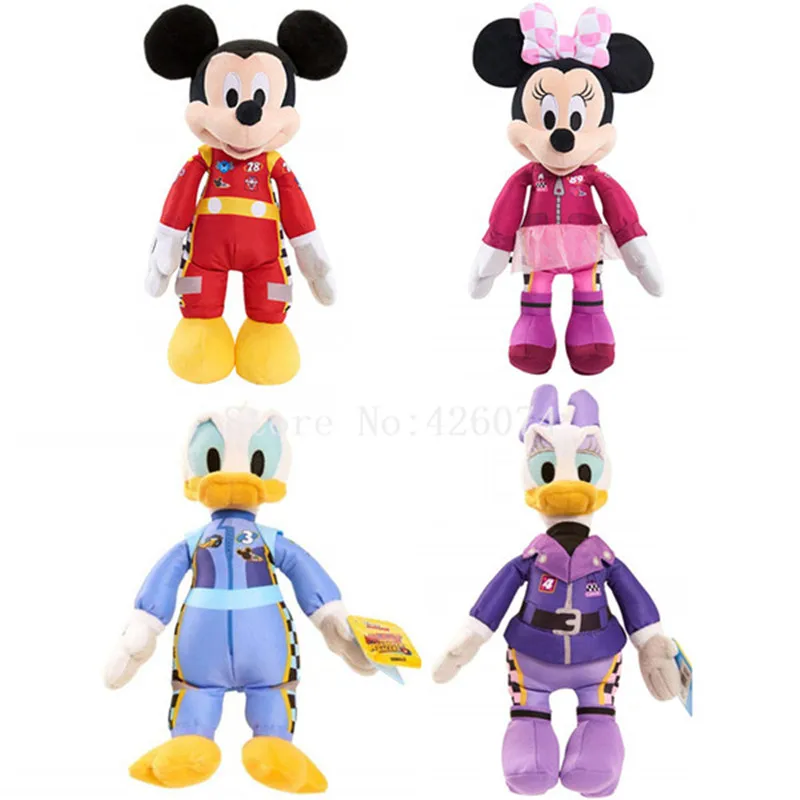 New Mickey Minnie Donald Duck Daisy Goofy Roadster Racers Plush For Girls Boys 23CM Kids Stuffed Toys Children Christmas Gifts
New Mickey Minnie Donald Duck Daisy Goofy Roadster Racers Plush For Girls Boys 23CM Kids Stuffed Toys Children Christmas Gifts