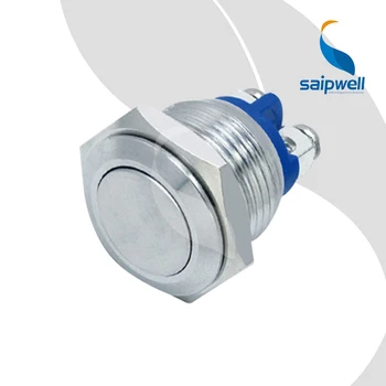 Resetable Type Waterproof IP67 Mini Button Switch / Brass Material Round Shape Metal Push Button Switch (SP16-A2)
Resetable Type Waterproof IP67 Mini Button Switch / Brass Material Round Shape Metal Push Button Switch (SP16-A2)