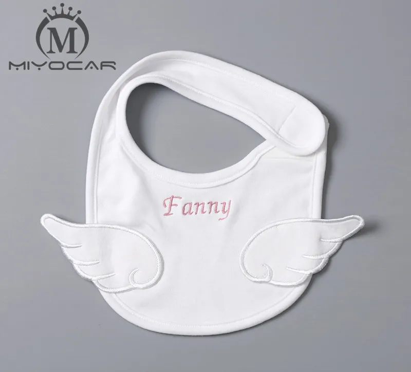 MIYOCAR Personalised Any name white angel lovely baby bib soft cotton angel baby bib set baby birthday gift baby shower gift
MIYOCAR Personalised Any name white angel lovely baby bib soft cotton angel baby bib set baby birthday gift baby shower gift