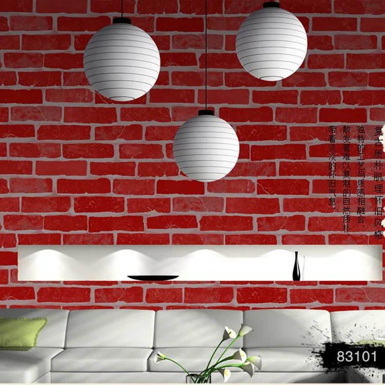 Modern Hot Selling Brick Textured Wallcoverings Vintage mural wallpaper wall paper &Wall Paper papel de parede 10 Meters
Modern Hot Selling Brick Textured Wallcoverings Vintage mural wallpaper wall paper &Wall Paper papel de parede 10 Meters