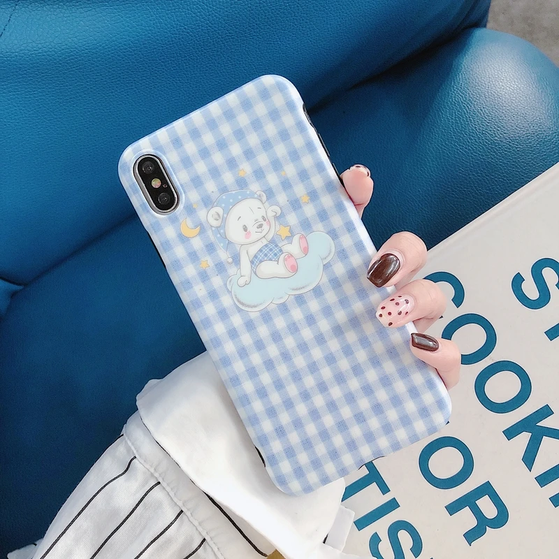 Samtsui IMD Matte Case For iPhone XMAX XR X XS Soft TPU Bear Back Cover For iPhone 6 6s 7 8 Plus Blue Protective Capa For Female
Samtsui IMD Matte Case For iPhone XMAX XR X XS Soft TPU Bear Back Cover For iPhone 6 6s 7 8 Plus Blue Protective Capa For Female