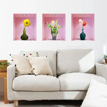 3D Wall Art Vintage Chic Vase Modern Home Decal Wall Sticker Flower Wall Decor Wallpaper Living Room Decoration Murals
3D Wall Art Vintage Chic Vase Modern Home Decal Wall Sticker Flower Wall Decor Wallpaper Living Room Decoration Murals