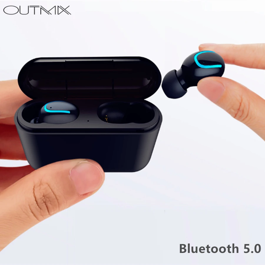 TWS Bluetooth 5.0 Earphones Wireless Headphones IPX5 Waterproof Sport Mini Wireless Earbuds Cordless Headset With Mic For phone
TWS Bluetooth 5.0 Earphones Wireless Headphones IPX5 Waterproof Sport Mini Wireless Earbuds Cordless Headset With Mic For phone
