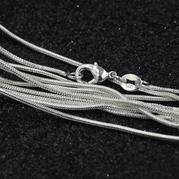 50pcs wholesale (16 18 20 22 24inches) Beautiful fashion silver Plated charm 1MM snake chain Necklace TOP quality jewelry
50pcs wholesale (16 18 20 22 24inches) Beautiful fashion silver Plated charm 1MM snake chain Necklace TOP quality jewelry